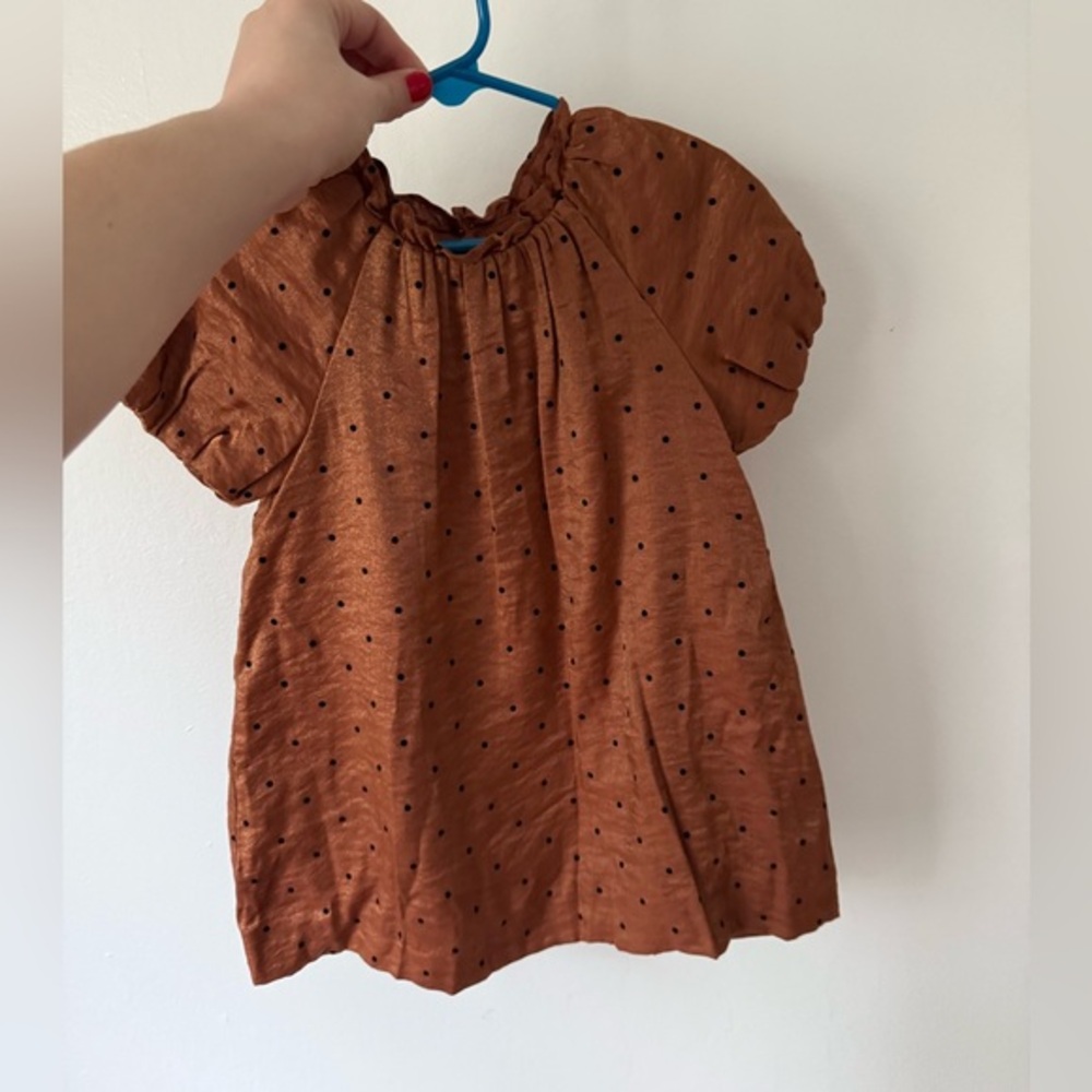 Brown Polka Dot Baby Dress